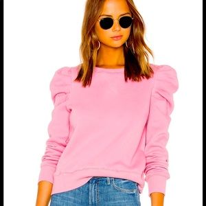 Rebecca Minkoff Janine puff sleeve sweatshirt size small